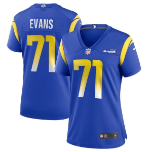 Women's Bobby Evans Royal Player Limited Team Jersey