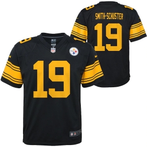 Youth JuJu Smith-Schuster Black Rush Player Limited Team Jersey