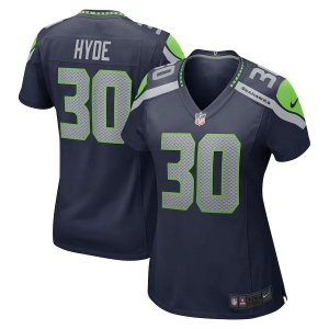 Women's Carlos Hyde College Navy Player Limited Team Jersey