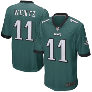 Youth Carson Wentz Green Player Limited Team Jersey