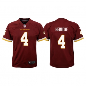 Youth Taylor Heinicke Burgundy Player Limited Team Jersey