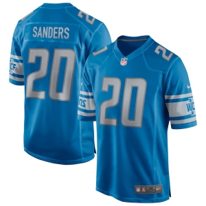 Men's Barry Sanders Blue Retired Player Limited Team Jersey