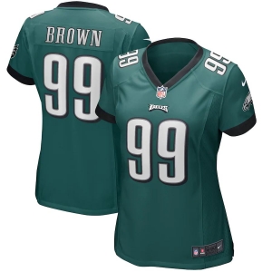 Women's Jerome Brown Midnight Green Retired Player Limited Team Jersey