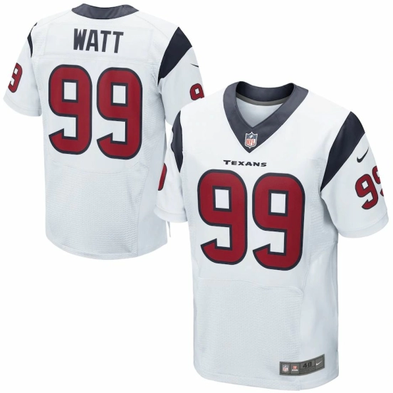 Men's JJ Watt White Player Elite Team Jersey