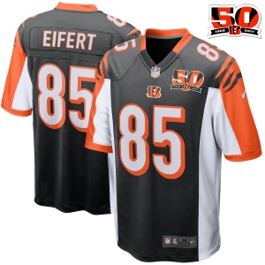 Youth Tyler Eifert Black 50th Anniversary Patch Player Limited Team Jersey