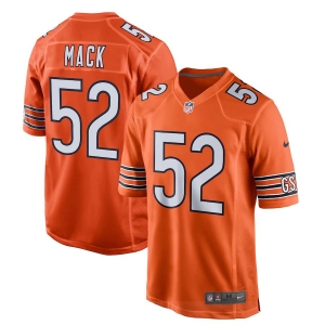 Men's Khalil Mack Orange Player Limited Team Jersey