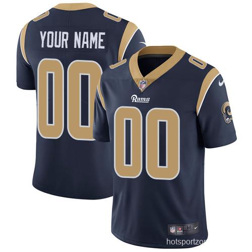 Men's Navy Custom Limited Team Jersey