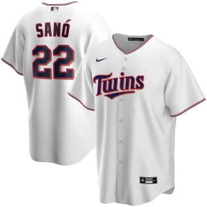 Men's Miguel Sano White Home 2020 Player Team Jersey