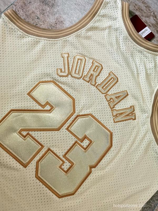 Men's Michael Jordan Golden Retro Classic Team Jersey