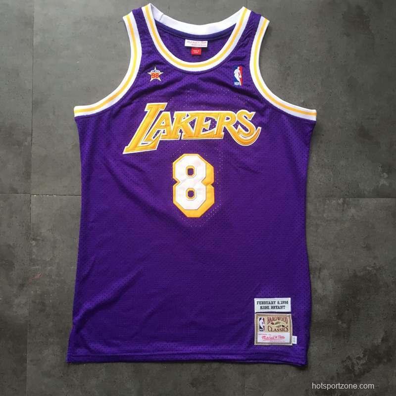 Men's Kobe Bryant Purple Retro Classic Team Jersey