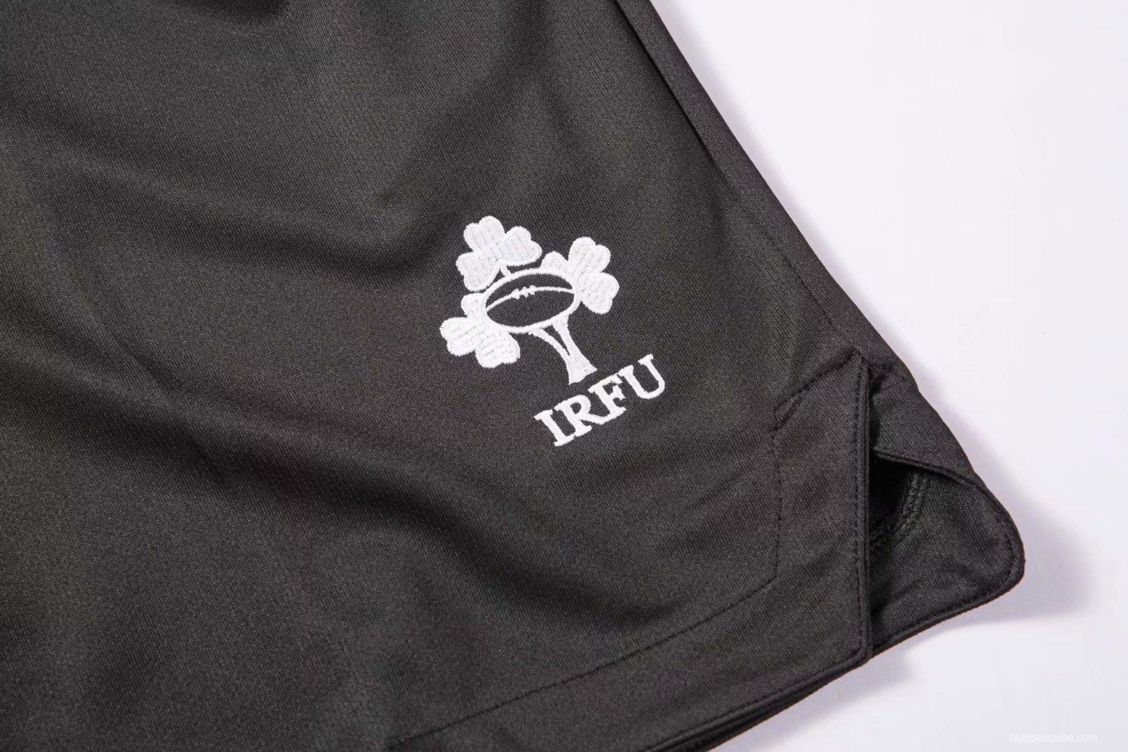 Ireland 2020-2021 Mens Rugby Shorts Black