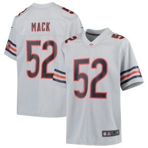 Youth Khalil Mack Silver Inverted Player Limited Team Jersey