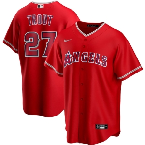 Men's Mike Trout Red Alternate 2020 Player Team Jersey