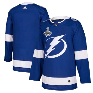 Women's Blue 2020 Stanley Cup Champions Patch Team Jersey