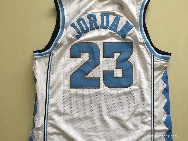 Michael Jordan 23 North Carolina College Basketball Jersey With AJ Logo