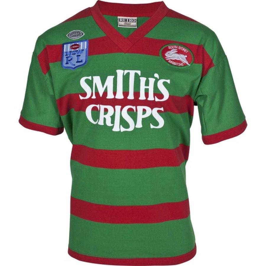 South Sydney Rabbitohs 1989 Retro Rugby Jersey