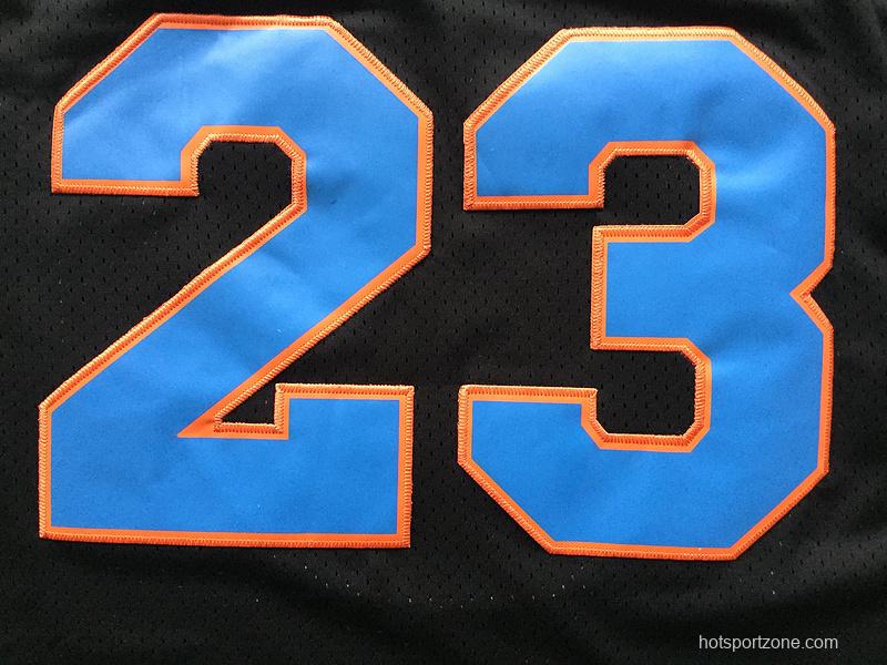 Michael Jordan 23 Movie Edition Black Basketball Jersey