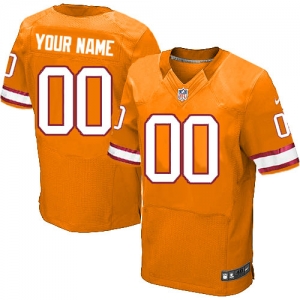 Men's Custom Orange Alternate Elite Team Jersey