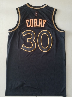 Stephen Curry 30 Black Golden Edition Jersey