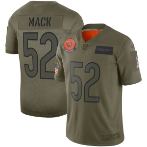 Youth Khalil Mack Olive 2019 Salute to Service Player Limited Team Jersey