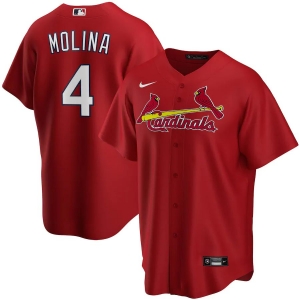 Youth Yadier Molina Red Alternate 2020 Player Team Jersey