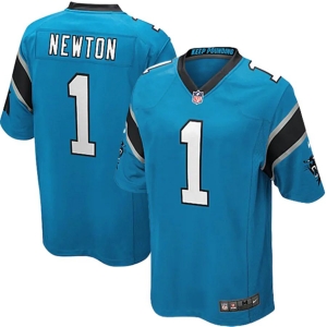 Youth Cam Newton Panther Blue Alternate Player Limited Team Jersey