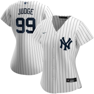 Women's Aaron Judge White Home 2020 Player Name Team Jersey