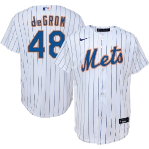 Youth Jacob deGrom White Home 2020 Player Team Jersey
