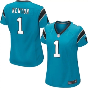 Women's Cam Newton Panther Blue Player Limited Team Jersey
