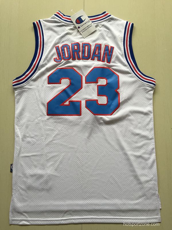Michael Jordan 23 Movie Edition White Basketball Jersey Kit