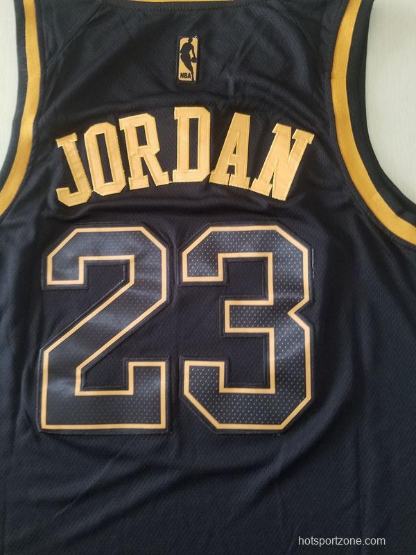 Michael Jordan 23 Black Golden Edition Jersey