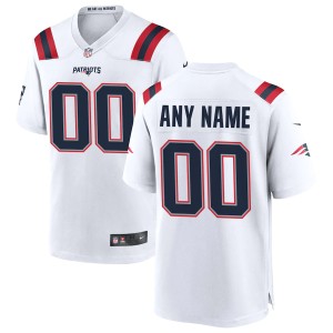 Men's White Custom Game Team Jersey