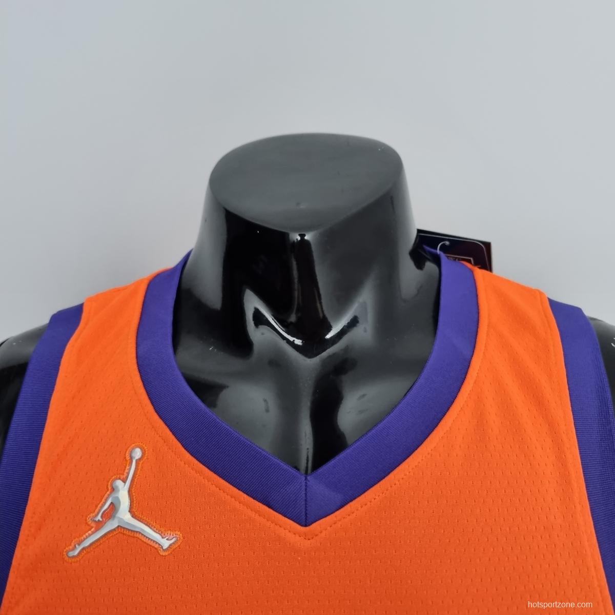 75th Anniversary AYTON#22 Phoenix Suns Jordan Theme Orange NBA Jersey