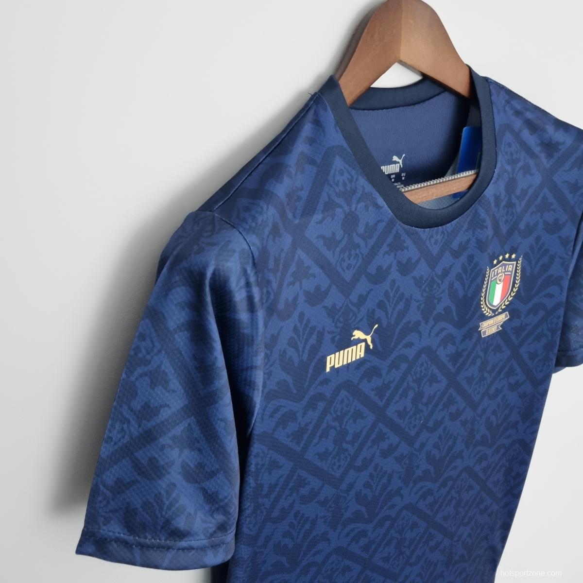 2022 Italian European Championship Special Edition Royal Blue Soccer Jersey