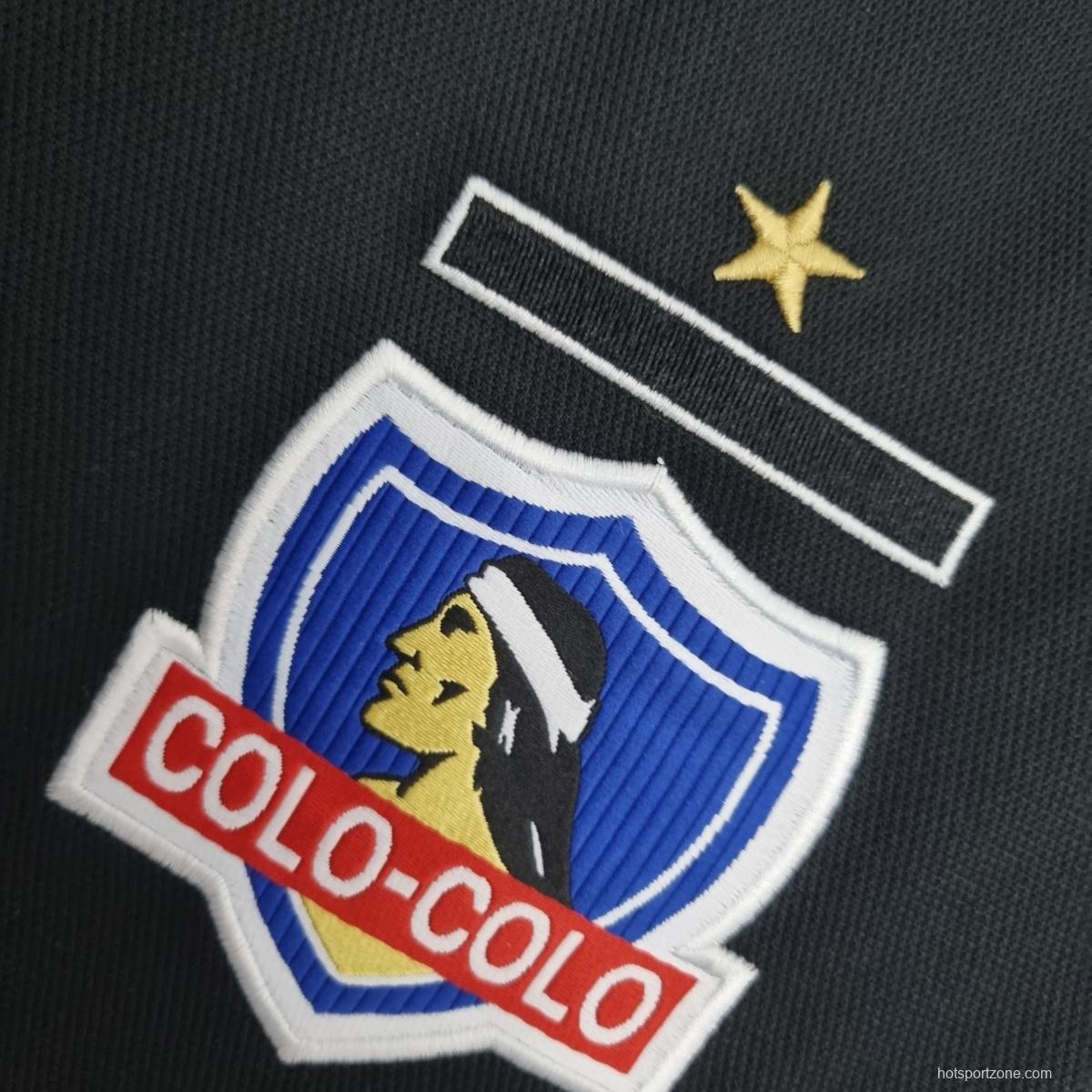 22/23 Long Sleeve Colo Colo away Soccer Jersey