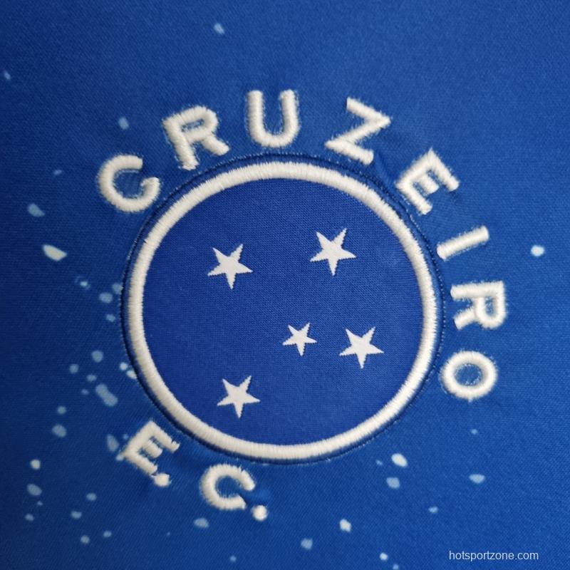22/23 women Cruzeiro home white Soccer Jersey