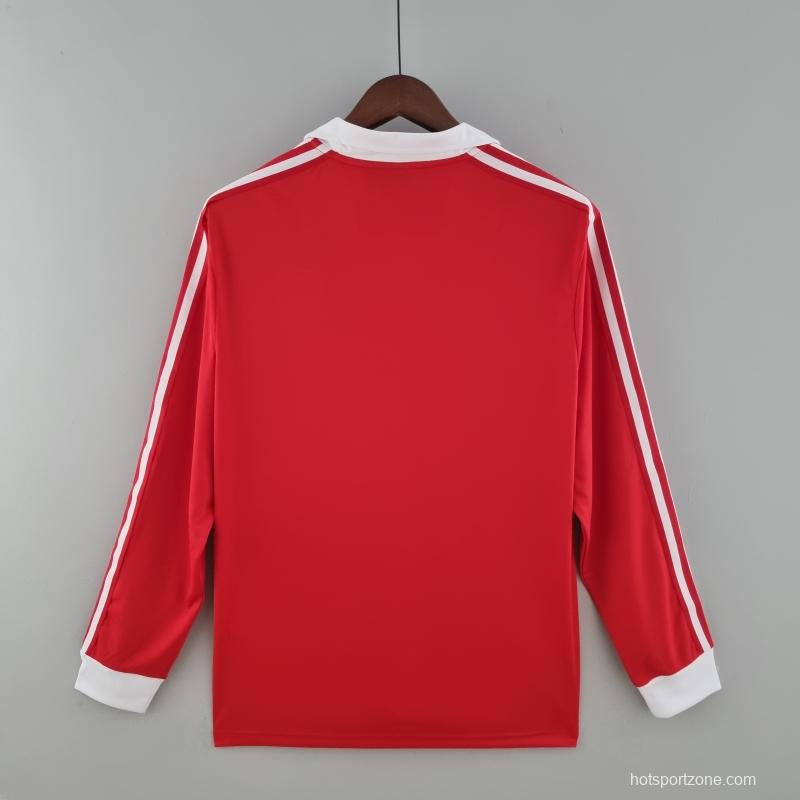 Retro Chile 1982 Long Sleeve Home Soccer Jersey