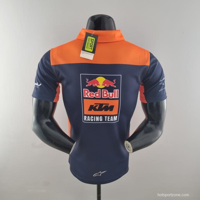 2022 F1 Formula One; KTM Polo Blue Orange