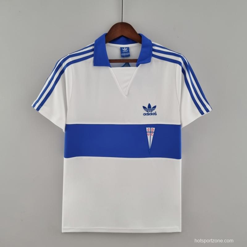 Retro 1984 Deportivo Universidad Católica Home Soccer Jersey