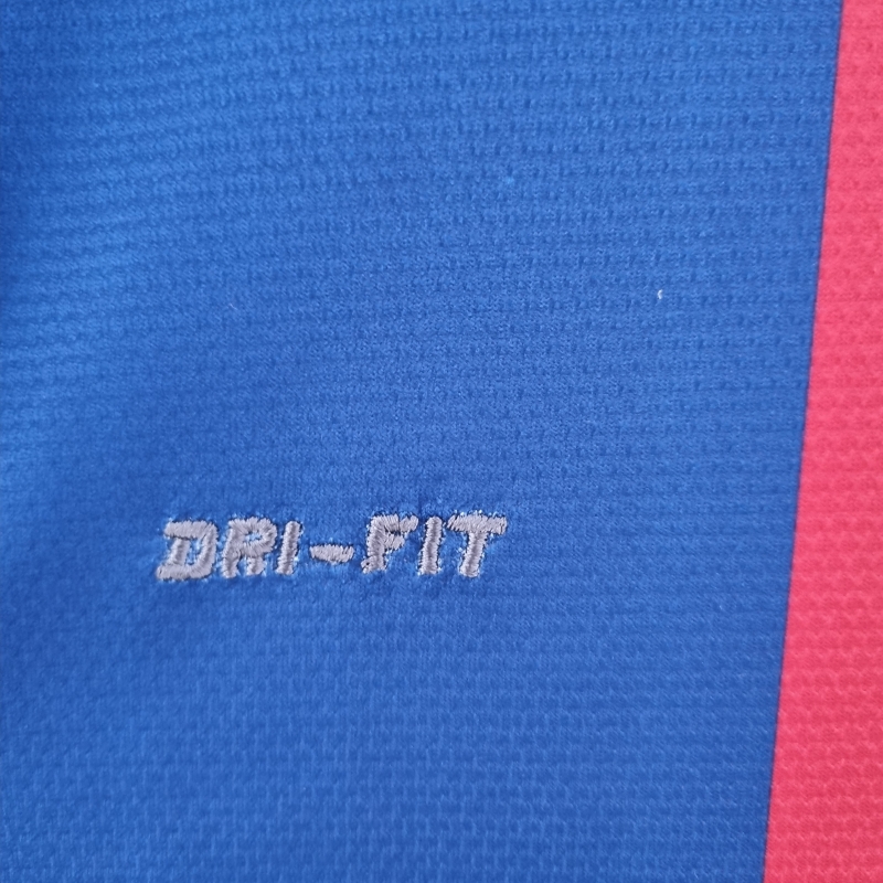 Retro 10/11 Barcelona Long Sleeve Home Soccer Jersey