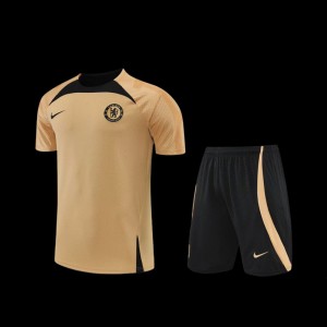 22/23 Chelsea Gold Short Sleeve Training Jersey