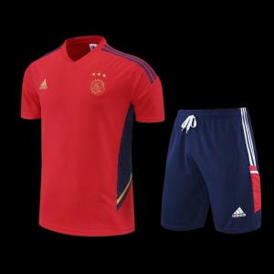 22/23 Ajax Red Short Sleeve Training Jersey: