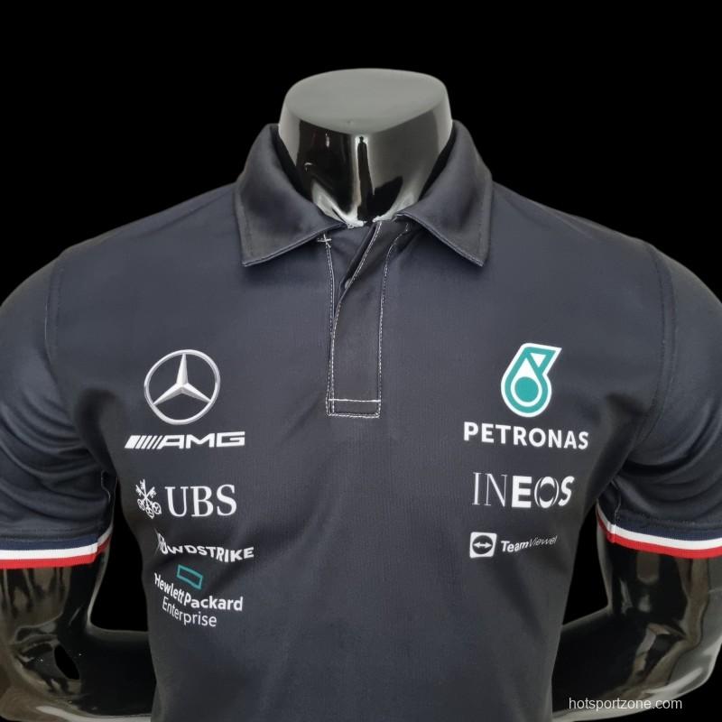 2022 F1 Formula One; Mercedes Benz #63 Polo Black 