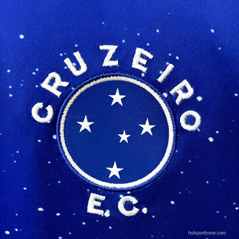 22/23 Cruzeiro Home Soccer Jersey
