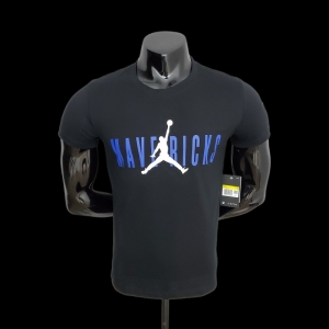 2022 NBA Mavericks Black T-shirts #0040