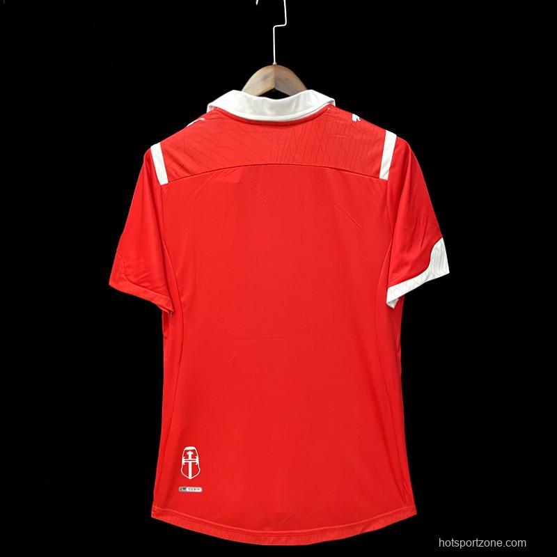 09 10 Catholic Home Red Soccer Jersey