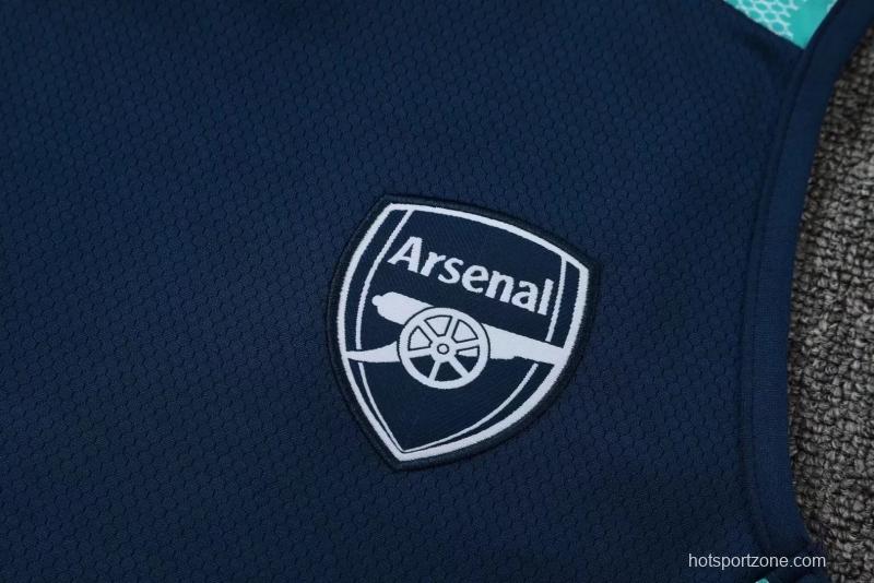 22/23 Arsenal Pre-match Training Jersey Royal Blue Vest