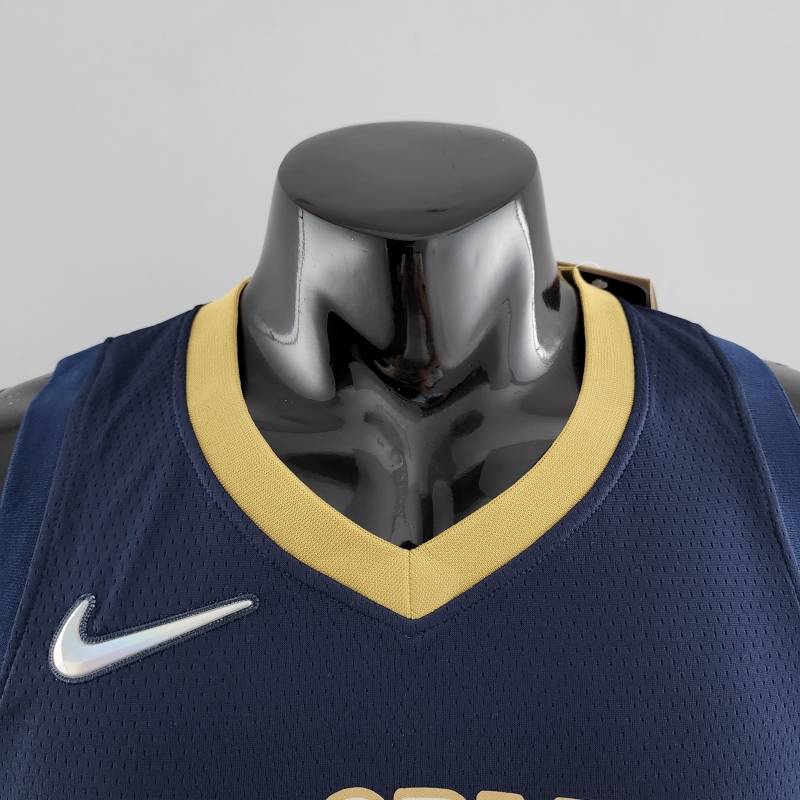 75th Anniversary New Orleans Pelicans Williams #1 Navy Blue NBA Jersey