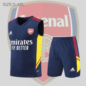 22/23 Arsenal Vest Training Jersey Kit Royal Blue