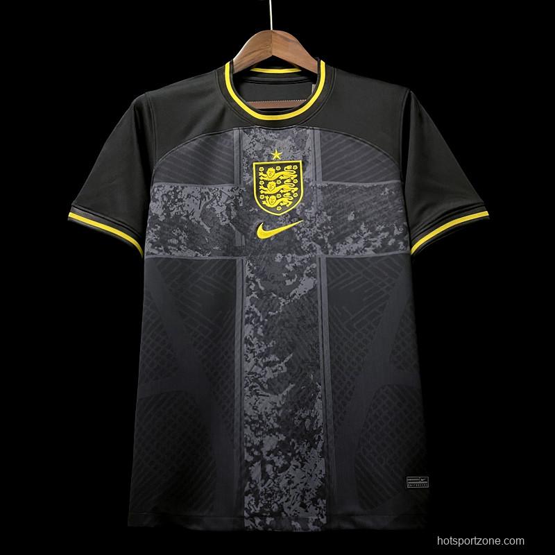 2022 England Pre-match Training Jersey Black